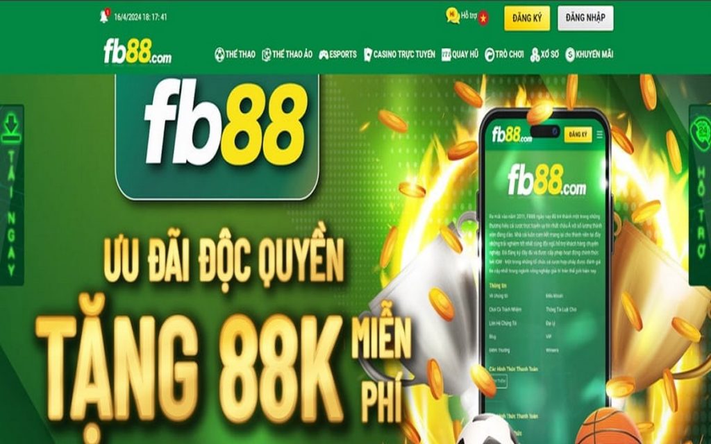 FB88 tặng 88K khuyến mãi